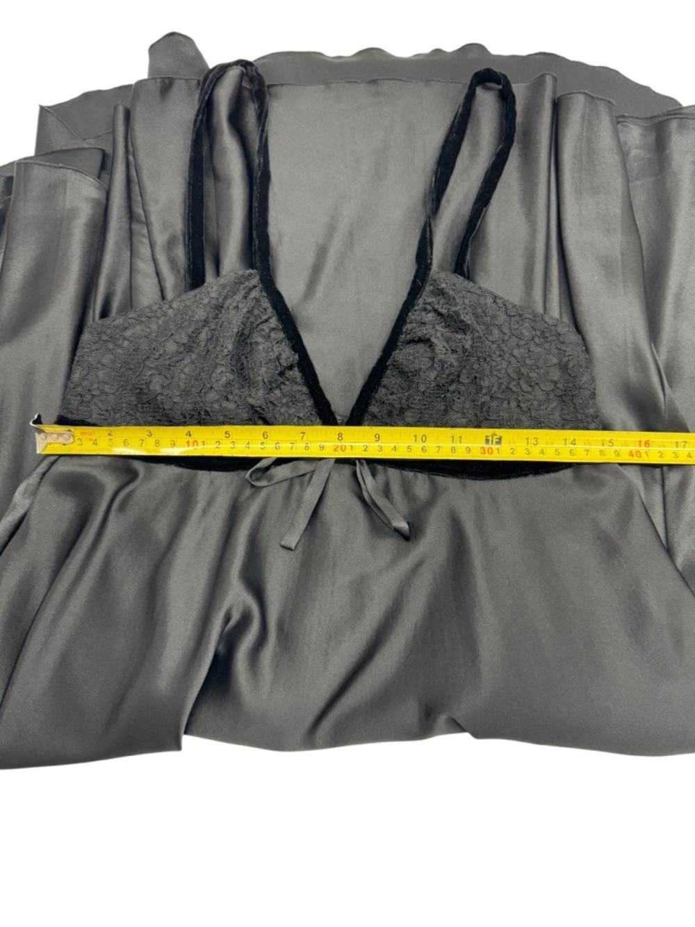 BEBE. Elegant Black Silk  Slip Y2K Babydoll Dress Y2K - Picture 6 of 9
